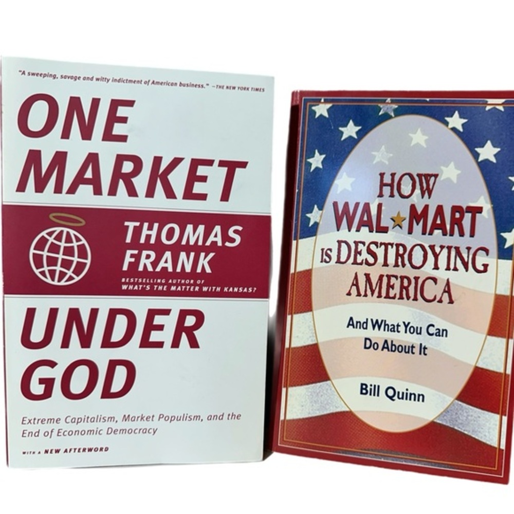 Economic Critique Book Duo - Corporate & Capitalism Analysis